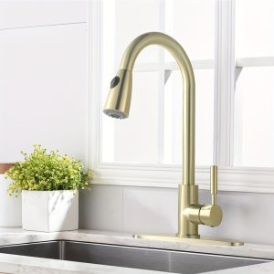 SH-KYT005G-D Shaco Pull Down Kitchen Faucet